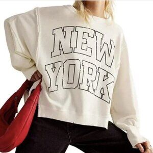 Free People We The Free New York Graphic Camden, XS, NWT